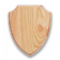 Wood Shield Plaque For Mounting | Big Sky Woodcrafters