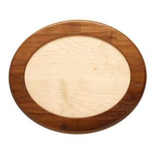 Rectangle Wood Plaque w/ Contrasting Inlay